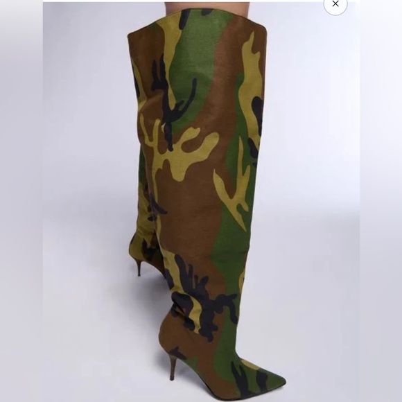 Shoes | Azalea Wang Camo Bucket Boot | Poshmark
